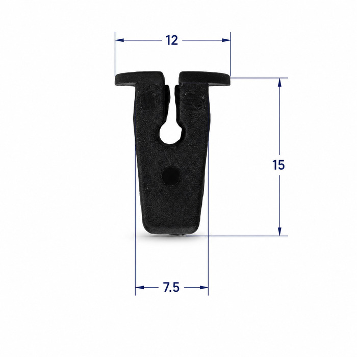 Клипса вставка под саморез для Audi, Seat, Skoda, Volkswagen ОЕМ: 6N0809966A, WHT003737, 191941142. (подкрылки, брызговики, облицовка, защита колесных арок).